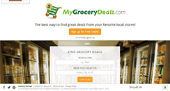 Desktop Screenshot of mygrocerydeals.com